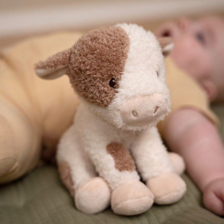 Peluche vaca 17cm Pequeña Granja - Little Dutch