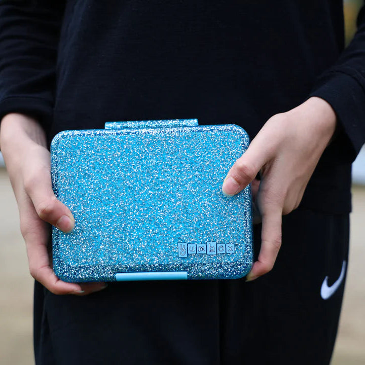 Caja almuerzo snack 3C Glitter Blue - Yumbox