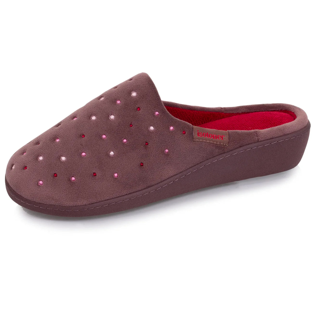 Zapatillas de casa Mujer semelle lunares Isotoner