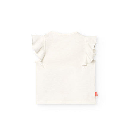 Camiseta punto con estampado lentejuela Boboli