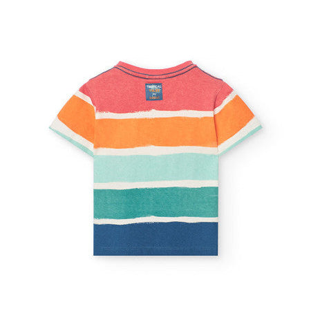 Camiseta multicolor Ride the waves niño - Boboli