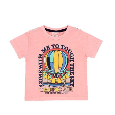 Camiseta rosa Tropic Air niño - Boboli