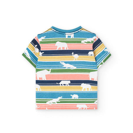 Camiseta multicolor animales niño - Boboli