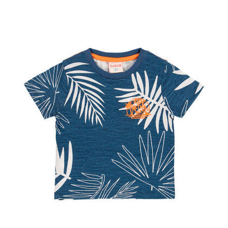 Camiseta azul marino Ride the waves niño - Boboli