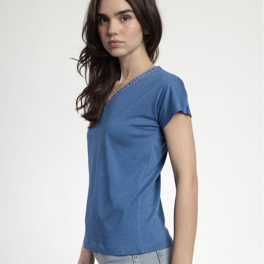 Camiseta Manga Caída Mexico azul - Admas