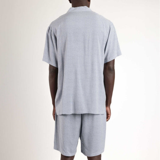 Pijama abierto Manga Corta azul - Admas