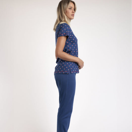 Pijama Manga Corta y pantalón largo Stares Dreams - Admas