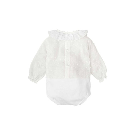 Body unisex plumetti blanco - Babidu