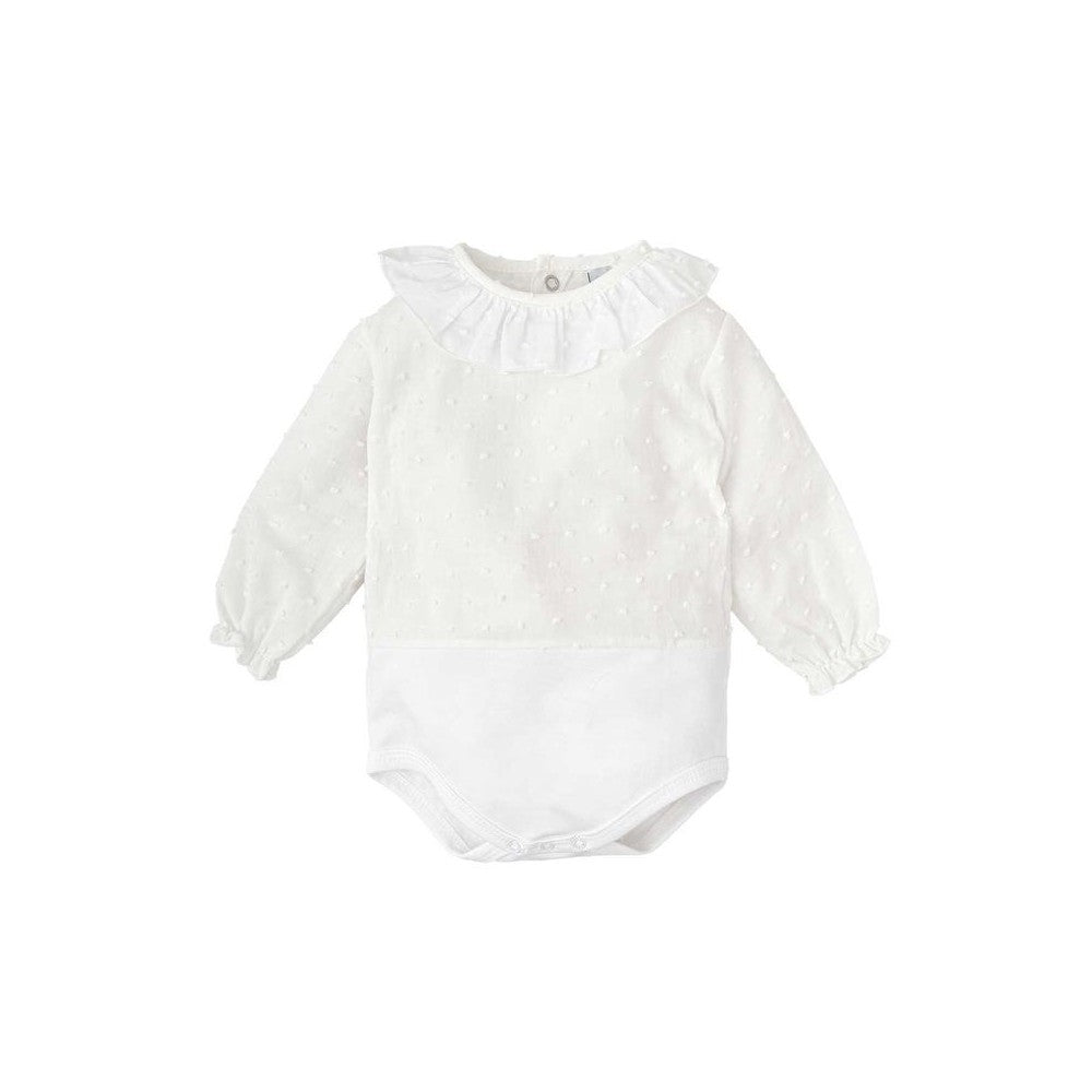Body unisex plumetti blanco - Babidu