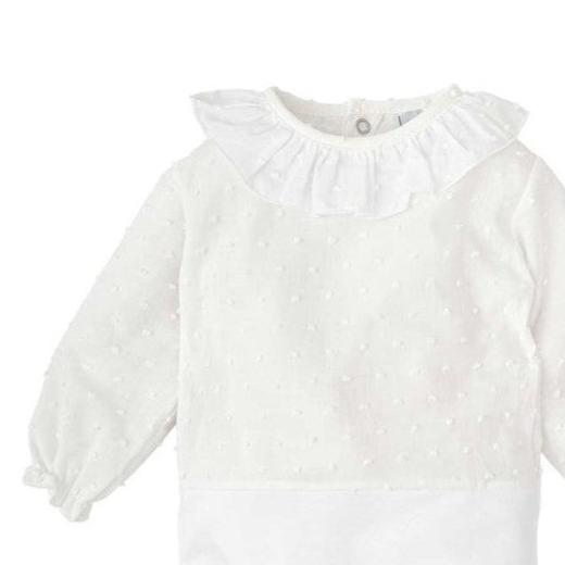 Body unisex plumetti blanco - Babidu