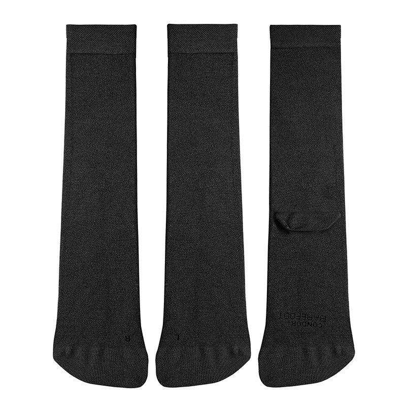 Calcetines bambú Barefoot adultos negro - Cóndor