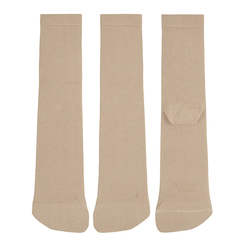 Calcetines bambú Barefoot adultos almendra - Cóndor
