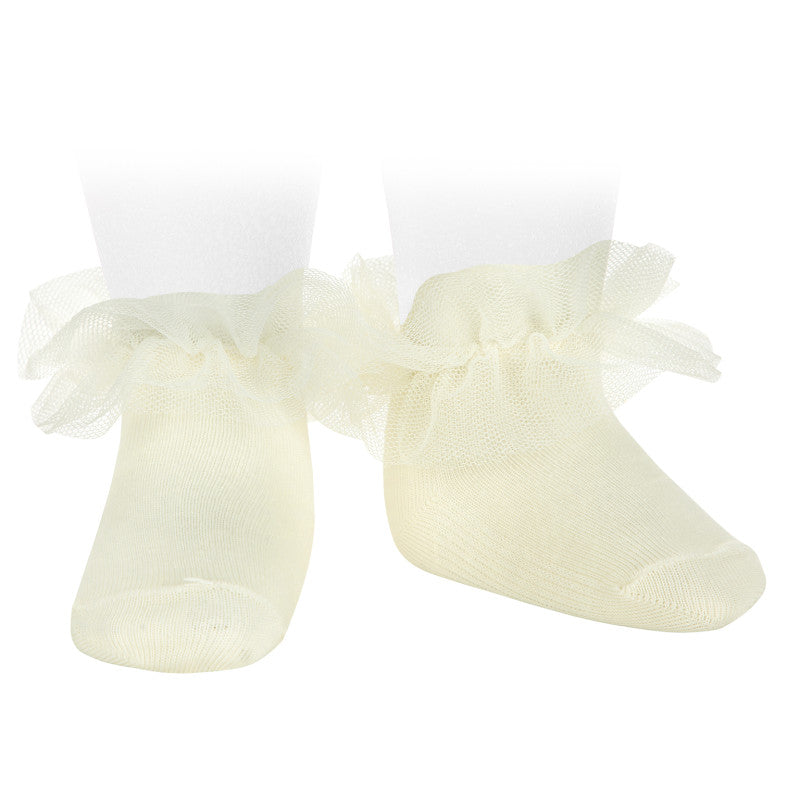 Calcetines tobilleros cava tul - Condor