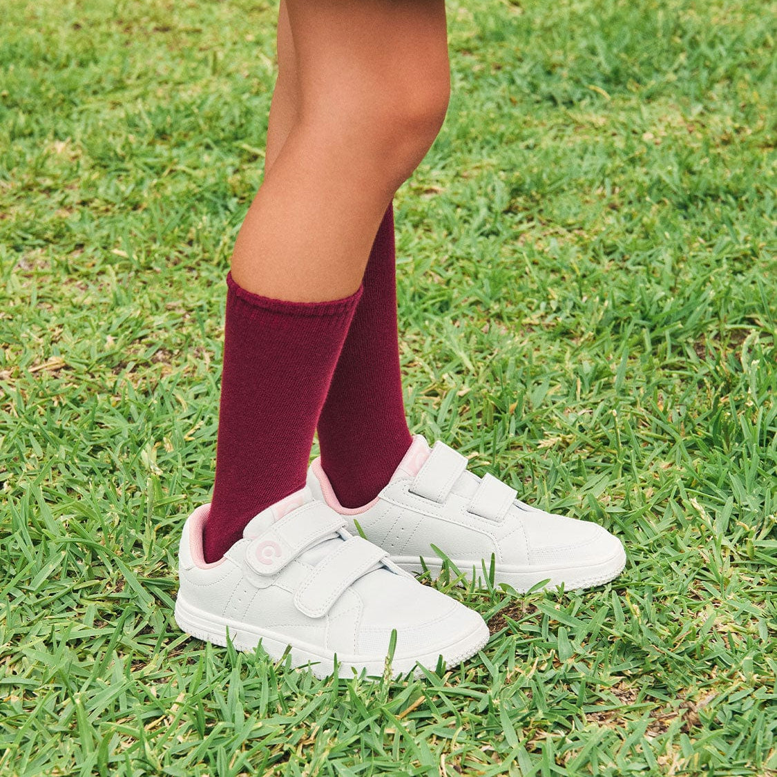 Deportivos Blanco/Rosa Barefoot Goflex - Conguitos