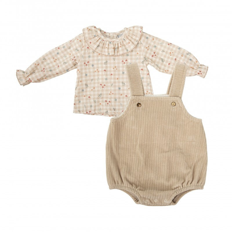 Conjunto Peto Bebé Niña Raíces – Babidu