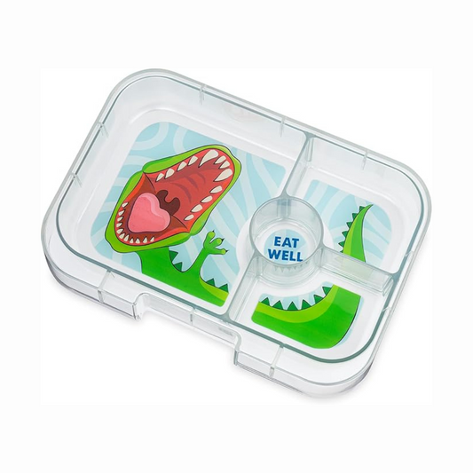 Caja almuerzo panino 4C verde dino - Yumbox