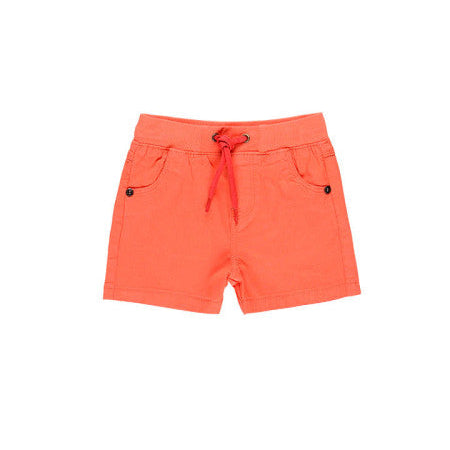 Bermuda elástica niño naranja Boboli