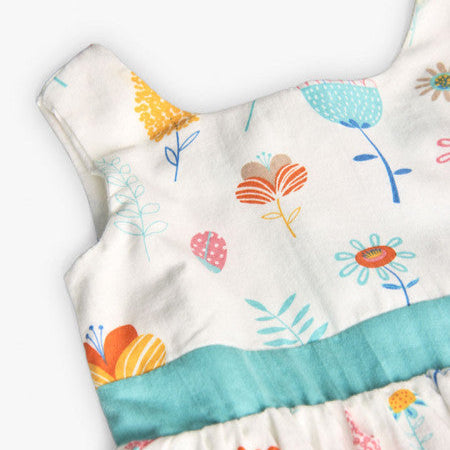 Vestido estampado flores pastel Boboli