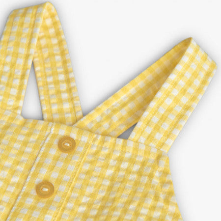 Peto culetín vichy amarillo - Boboli