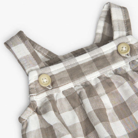 Peto culetín cuadros tonos tierra - Boboli