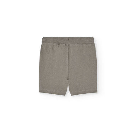 Bermuda felpa básica niño caqui - Boboli