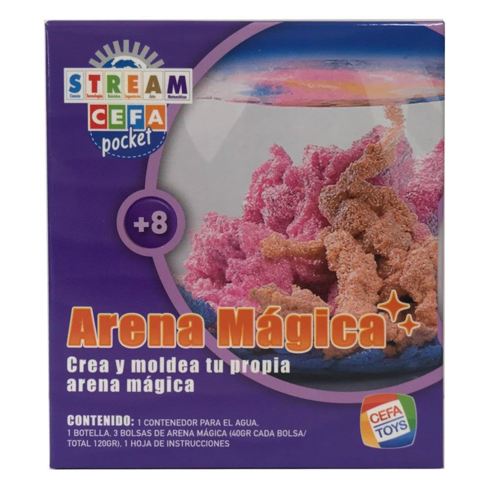 Experimentos ciencia bolsillo Arena Mágica - Cefa