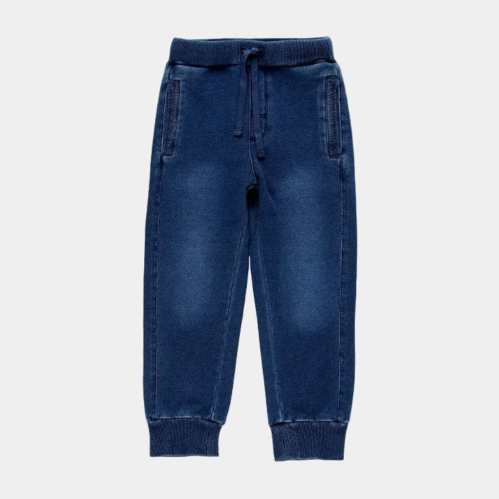 Pantalón Felpa Denim Niño Blue - Boboli