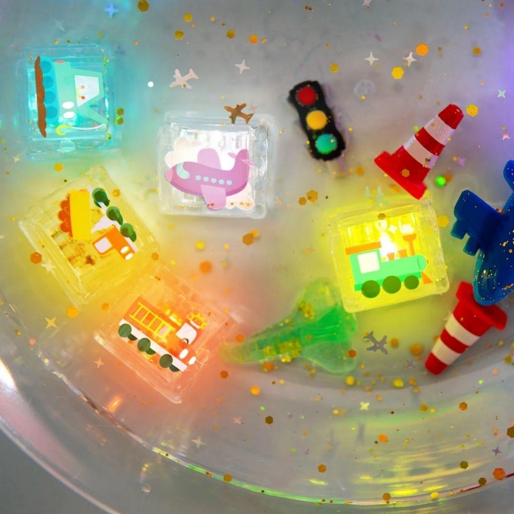 Set cubos luminosos Vehículos - GloPals