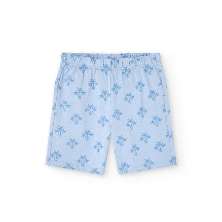 Pijama corto Only Good Vibes celeste - Boboli