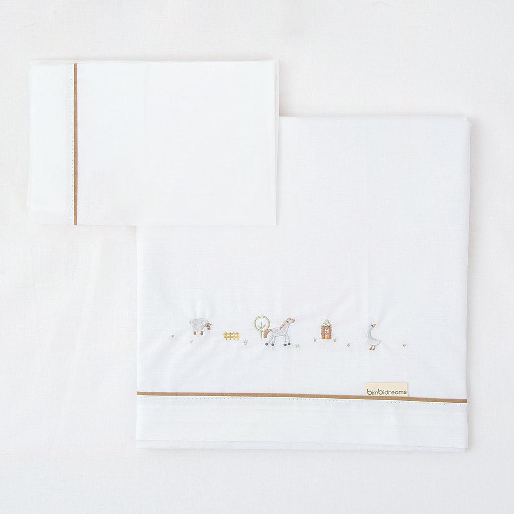 Juego sábanas Farm Cuna - Bimbidreams
