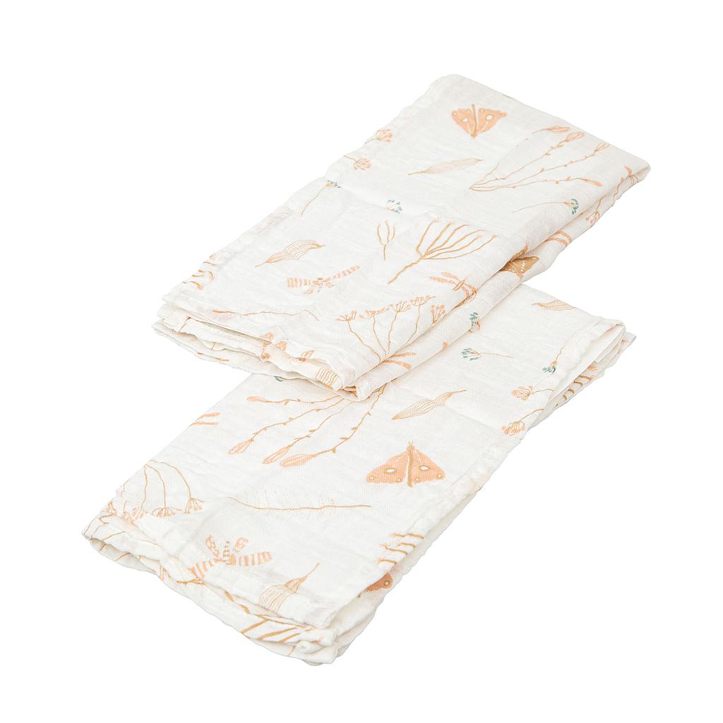 Muselinas bambú pack 2 Florecillas - Bimbidreams