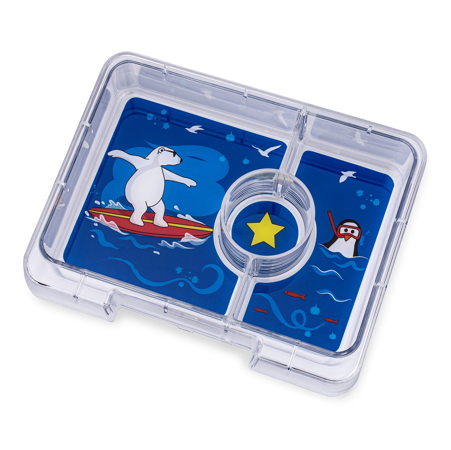 Caja almuerzo snack 3C Polar Bear dino - Yumbox