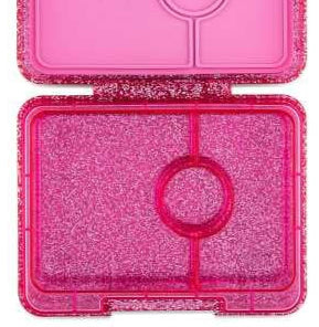 Caja almuerzo snack 3C Glitter Pink - Yumbox
