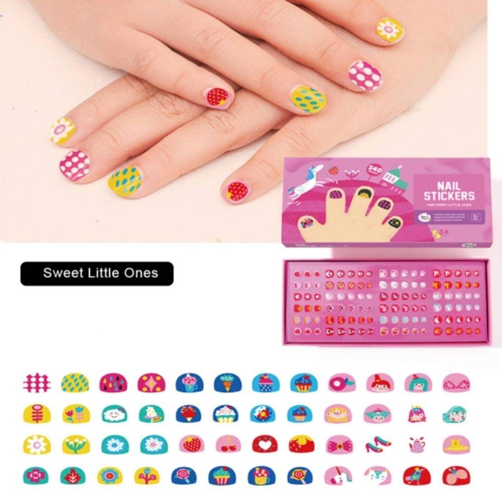 Set 540 Stickers waterproof para uñas Sweet Little Ones - Jarmelo