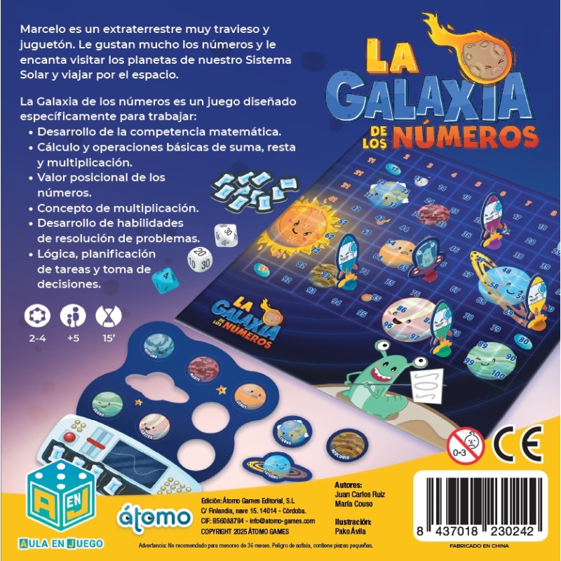 La Galaxia de los números - Átomo