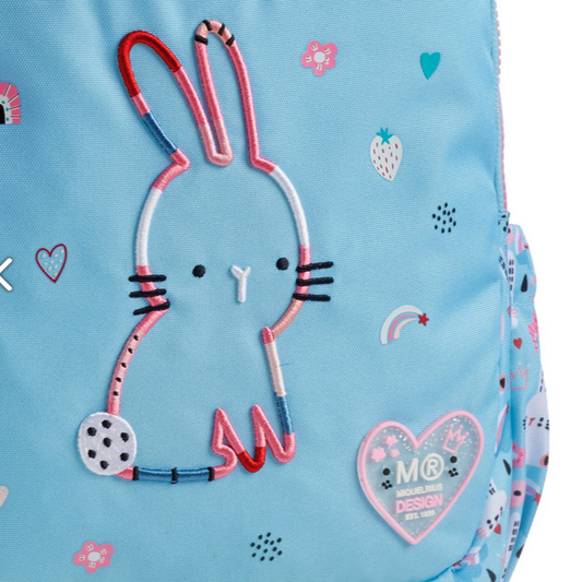 Mochila doble Lisboa reciclada Bunny Bliss - Miquelrius