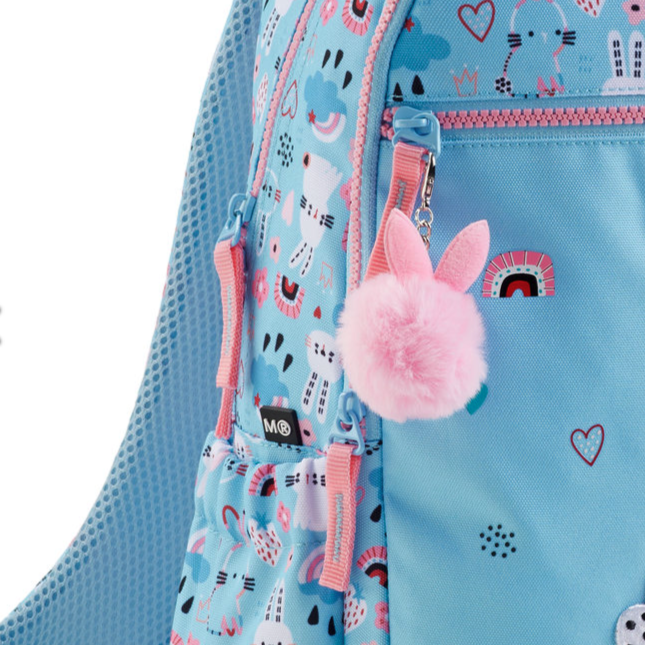 Mochila doble Lisboa reciclada Bunny Bliss - Miquelrius