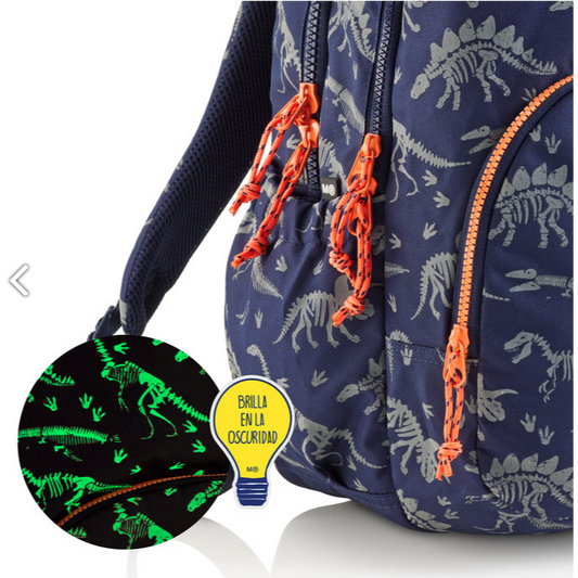 Mochila Triple Oslo reciclada Dinoworld - Miquelrius