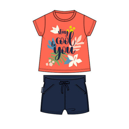 Conjunto Stay Cool naranja Boboli