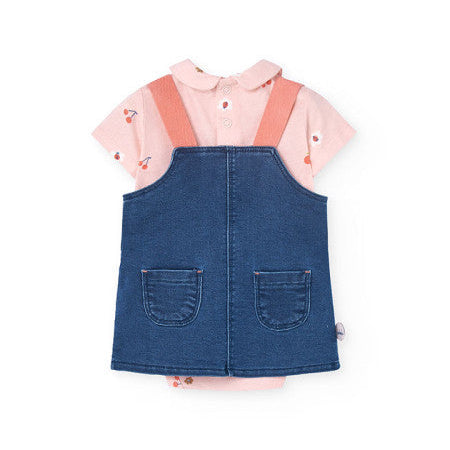 Conjunto pichi y camisa niña estampado mariquita - Boboli