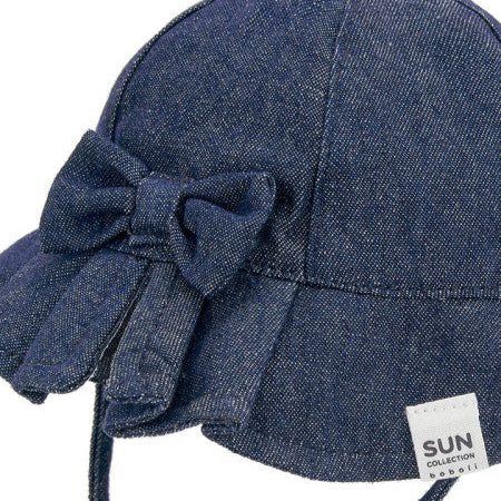 Gorro denim lazo blue Boboli