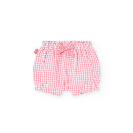 Conjunto niña frutas vichy rosa Boboli