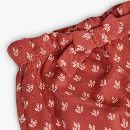 Conjunto niña flores tonos tierra Boboli