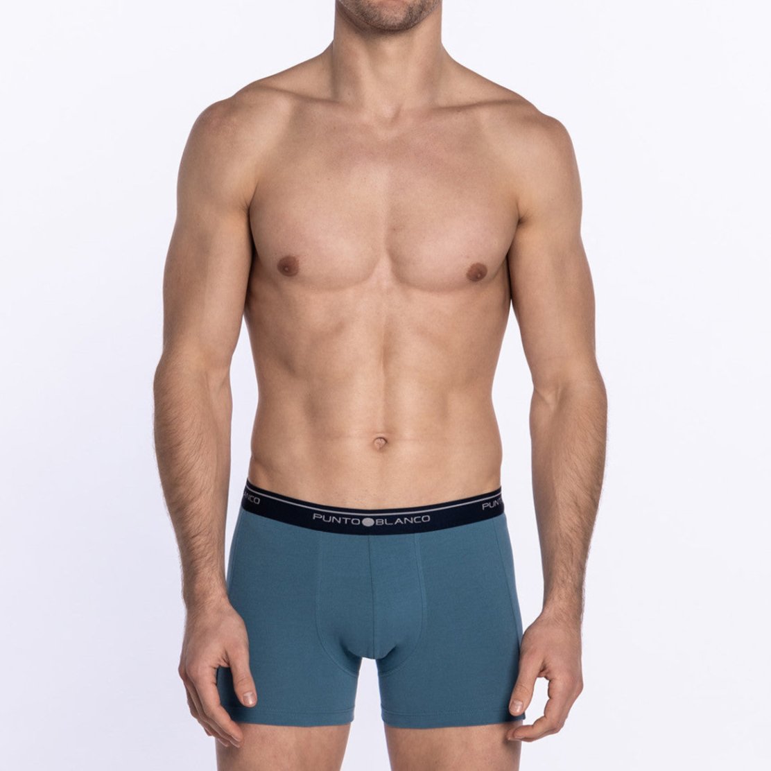 Pack 3 bóxers algodón azul y verde - Punto Blanco