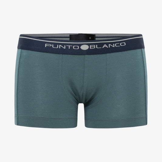 Pack 3 bóxers algodón azul, marino y verde niño - Punto Blanco