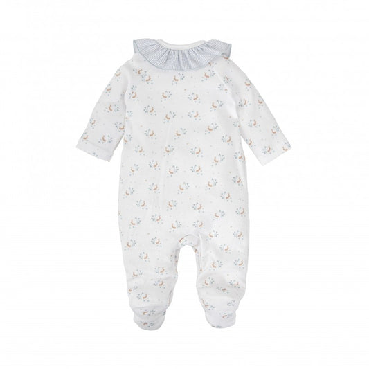 Pelele bebé cuello volante Pradera - Babidu