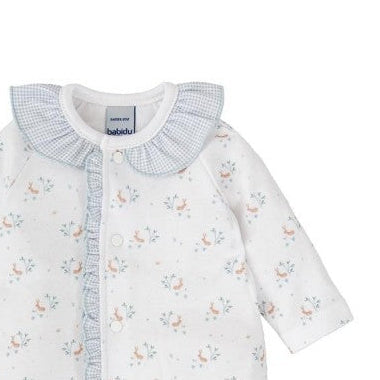 Pelele bebé cuello volante Pradera - Babidu