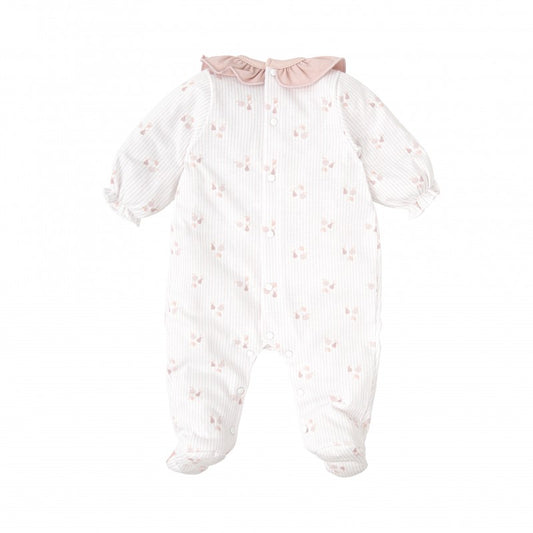 Pelele rosa con volante Cereza - Babidu