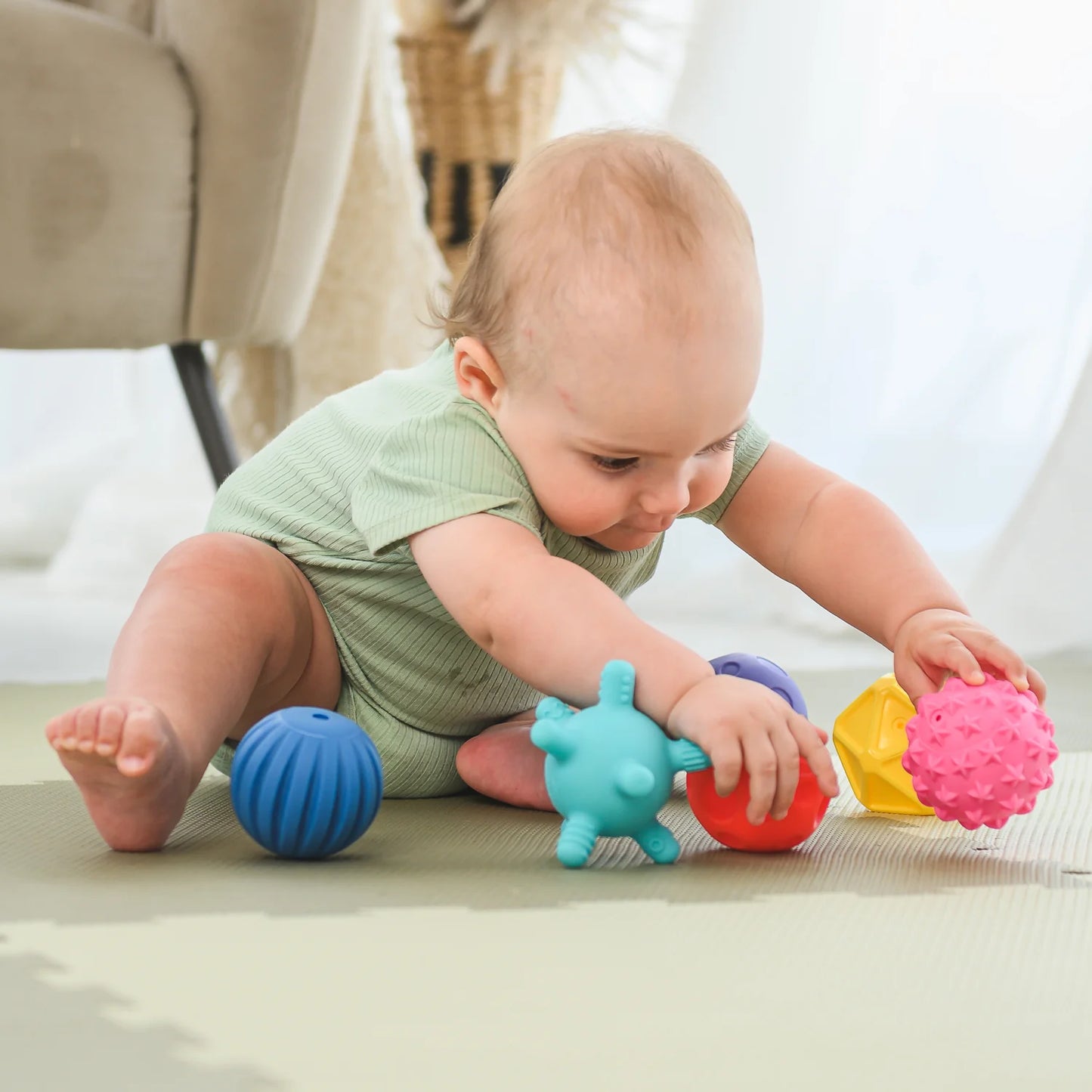 Mini pelotas sensoriales - Edushape
