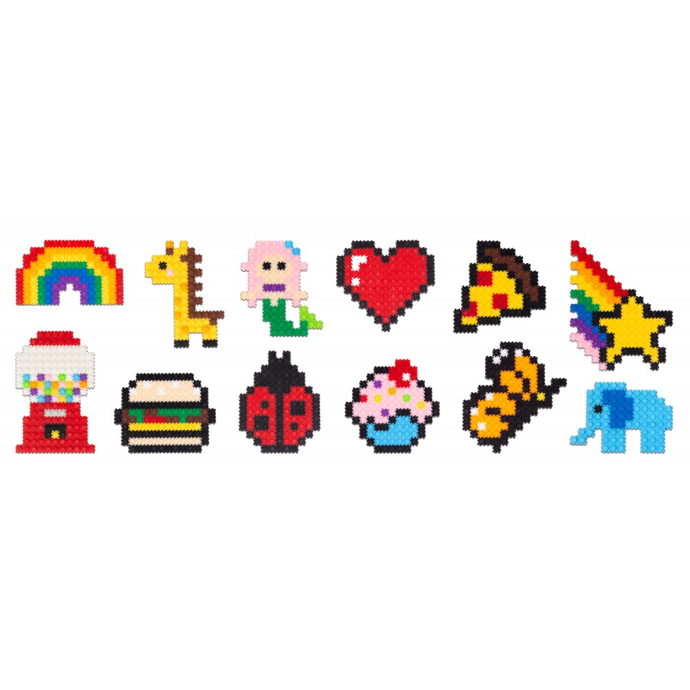Pix Brix Pixel Art Set 500 Piezas Colores Surtidos